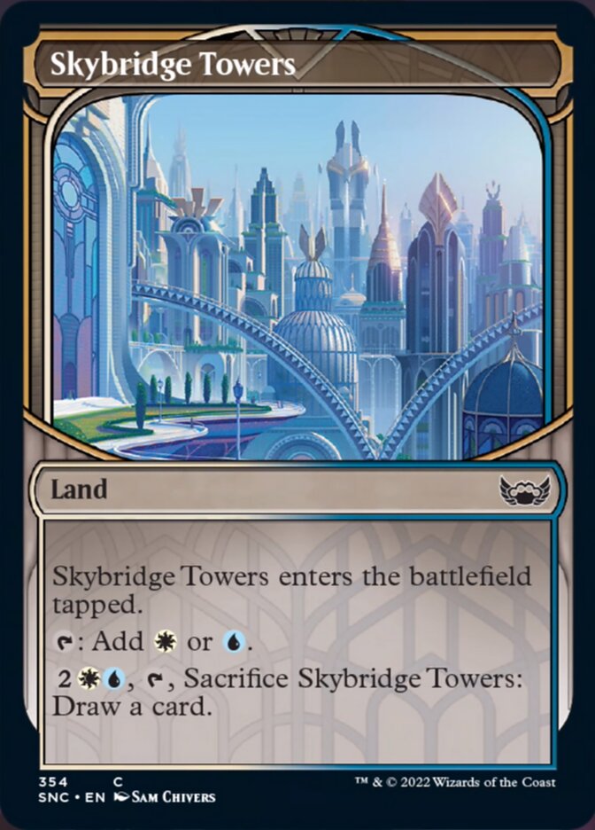 Skybridge Towers (Showcase Skyscraper) [Streets of New Capenna] | North Game Den