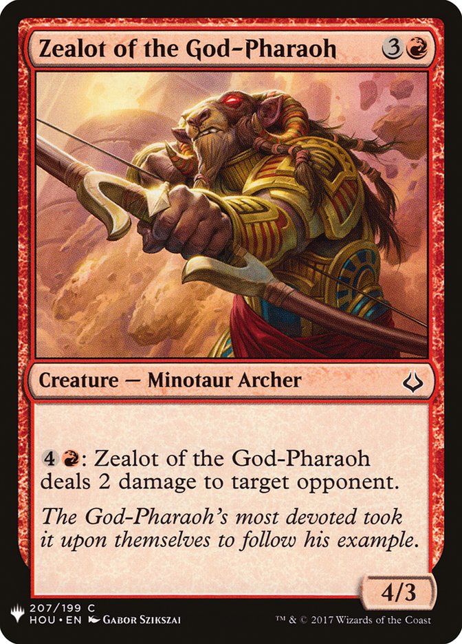 Zealot of the God-Pharaoh [Mystery Booster] | North Game Den