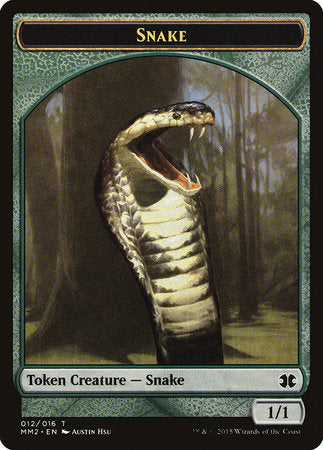 Snake Token [Modern Masters 2015 Tokens] | North Game Den