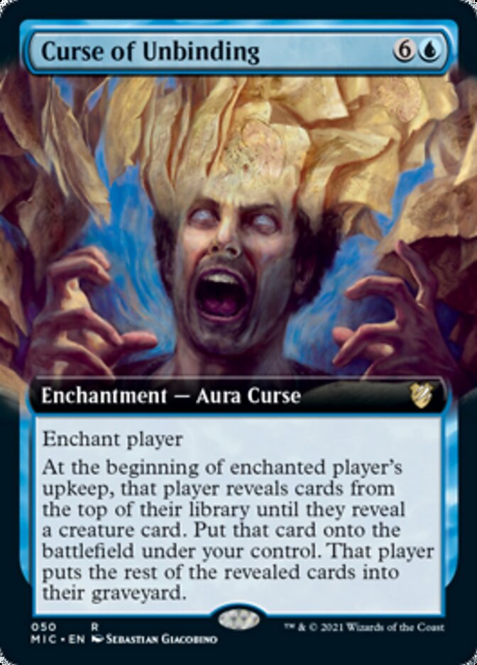 Curse of Unbinding (Extended) [Innistrad: Midnight Hunt Commander] | North Game Den