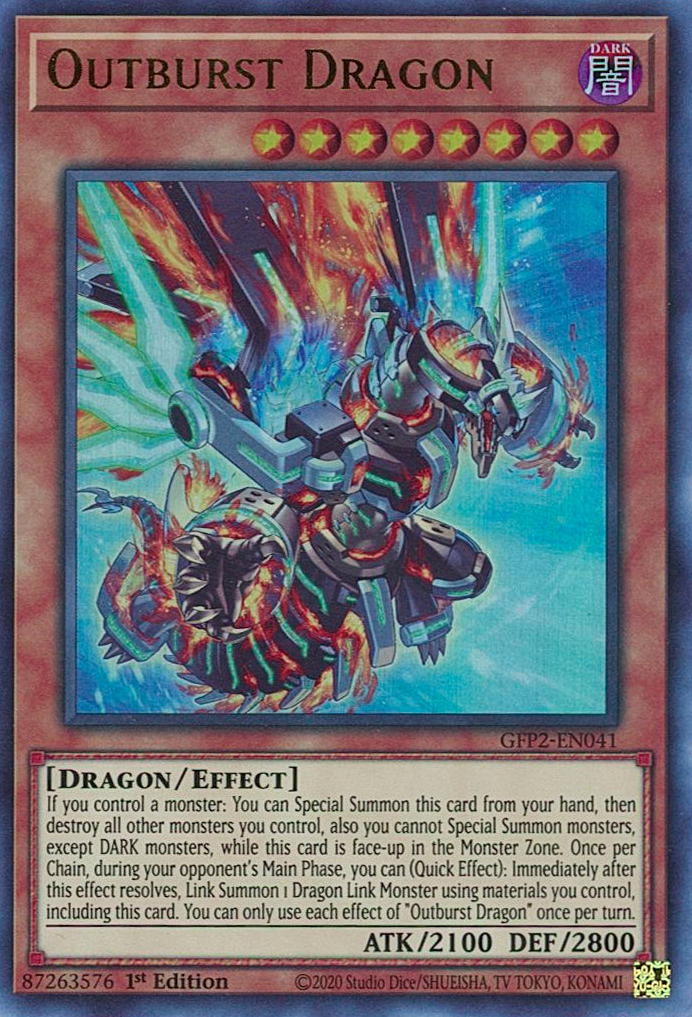 Outburst Dragon [GFP2-EN041] Ultra Rare | North Game Den