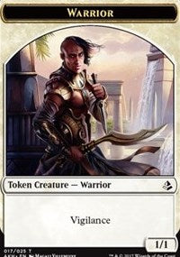 Warrior // Labyrinth Guardian Token [Amonkhet Tokens] | North Game Den