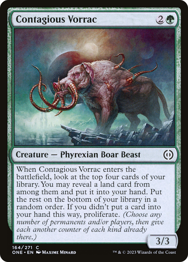 Contagious Vorrac [Phyrexia: All Will Be One] | North Game Den