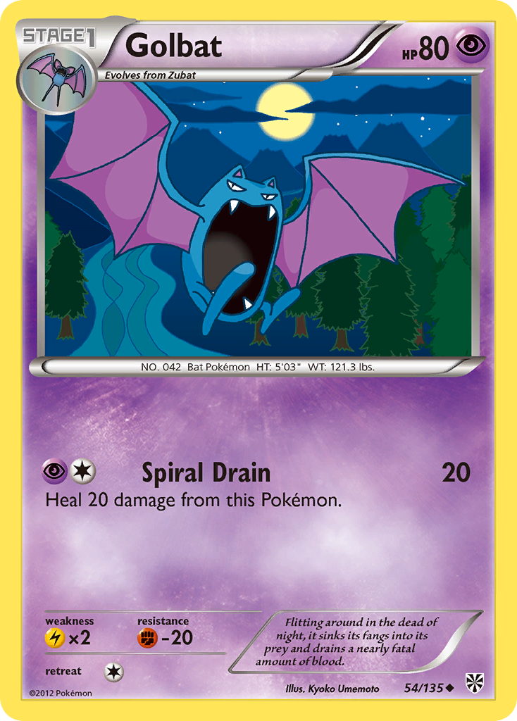 Golbat (54/135) [Black & White: Plasma Storm] | North Game Den