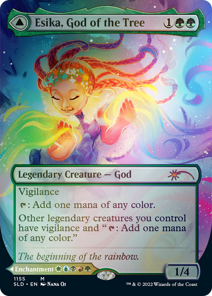 Esika, God of the Tree // The Prismatic Bridge (Borderless) [Secret Lair: From Cute to Brute] | North Game Den