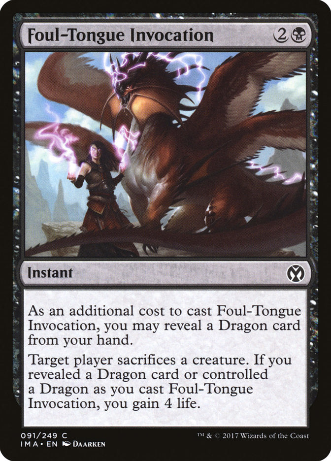 Foul-Tongue Invocation [Iconic Masters] | North Game Den