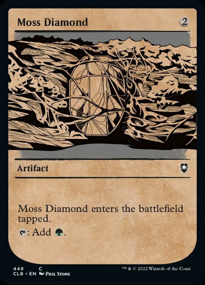 Moss Diamond (Showcase) [Commander Legends: Battle for Baldur's Gate] | North Game Den