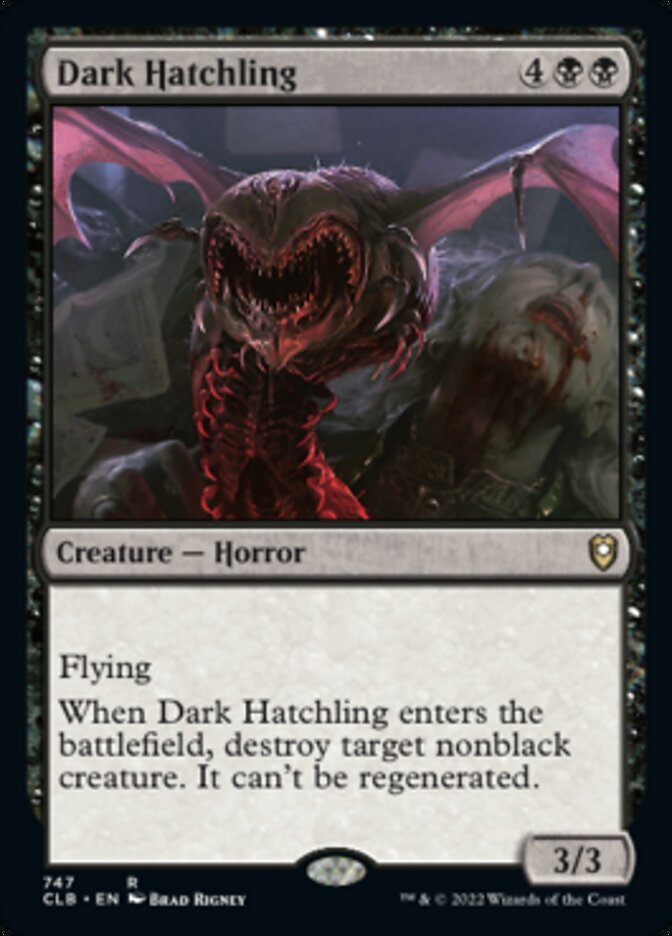 Dark Hatchling [Commander Legends: Battle for Baldur's Gate] | North Game Den