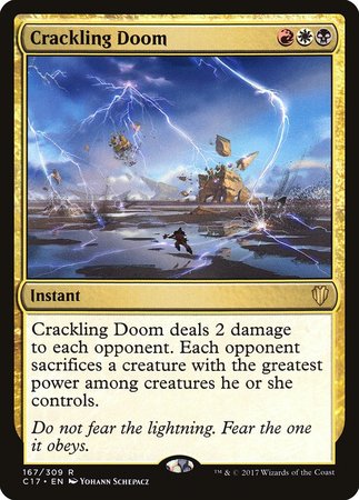 Crackling Doom [Commander 2017] | North Game Den