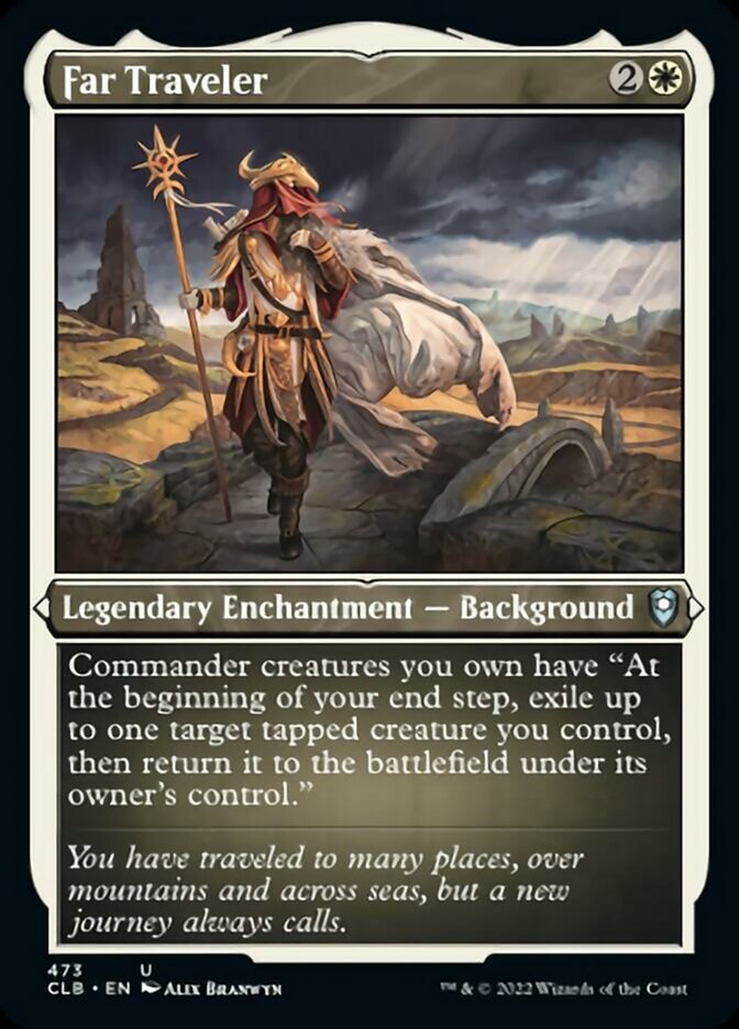 Far Traveler (Foil Etched) [Commander Legends: Battle for Baldur's Gate] | North Game Den