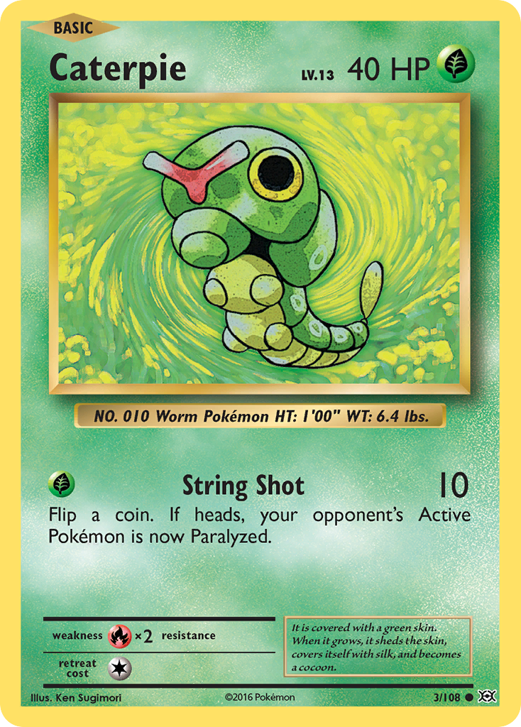 Caterpie (3/108) [XY: Evolutions] | North Game Den