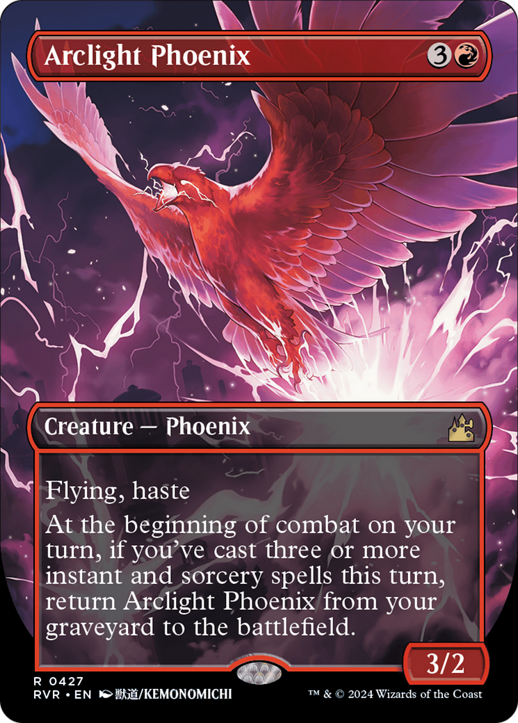 Arclight Phoenix (Anime Borderless) [Ravnica Remastered] | North Game Den