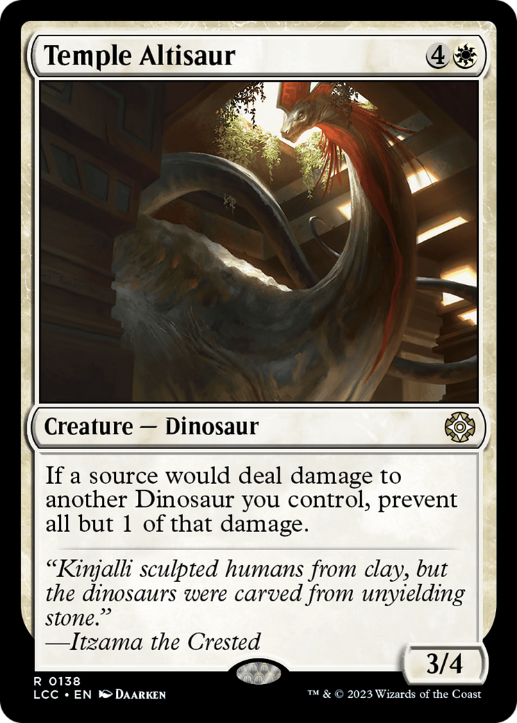 Temple Altisaur [The Lost Caverns of Ixalan Commander] | North Game Den