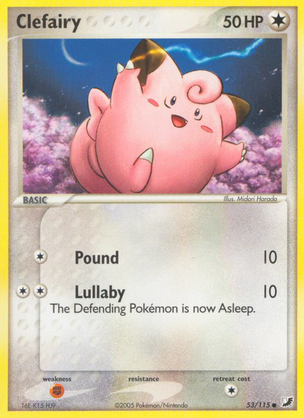 Clefairy (53/115) [EX: Unseen Forces] | North Game Den