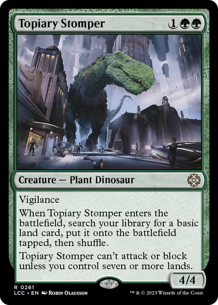 Topiary Stomper [The Lost Caverns of Ixalan Commander] | North Game Den