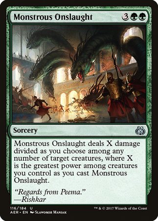 Monstrous Onslaught [Aether Revolt] | North Game Den