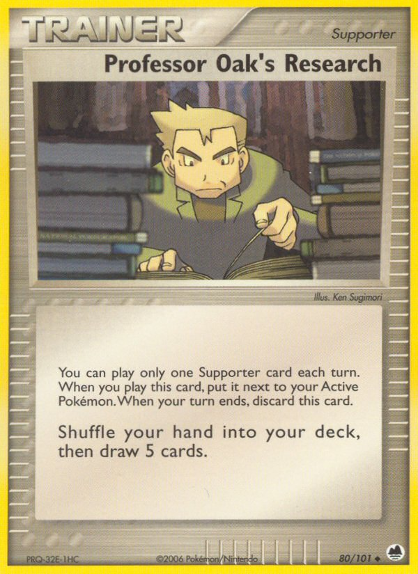 Professor Oak's Research (80/101) [EX: Dragon Frontiers] | North Game Den