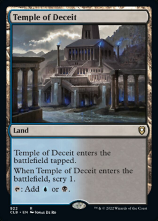 Temple of Deceit [Commander Legends: Battle for Baldur's Gate] | North Game Den
