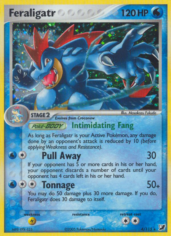 Feraligatr (4/115) [EX: Unseen Forces] | North Game Den