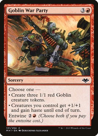 Goblin War Party [Modern Horizons] | North Game Den