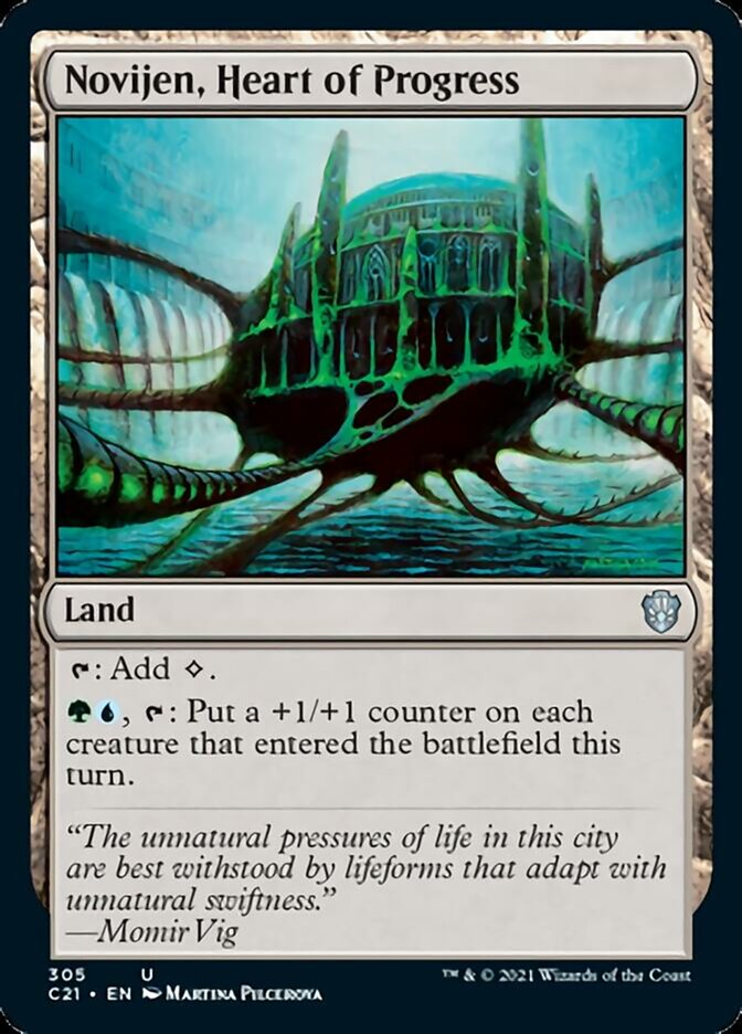 Novijen, Heart of Progress [Commander 2021] | North Game Den