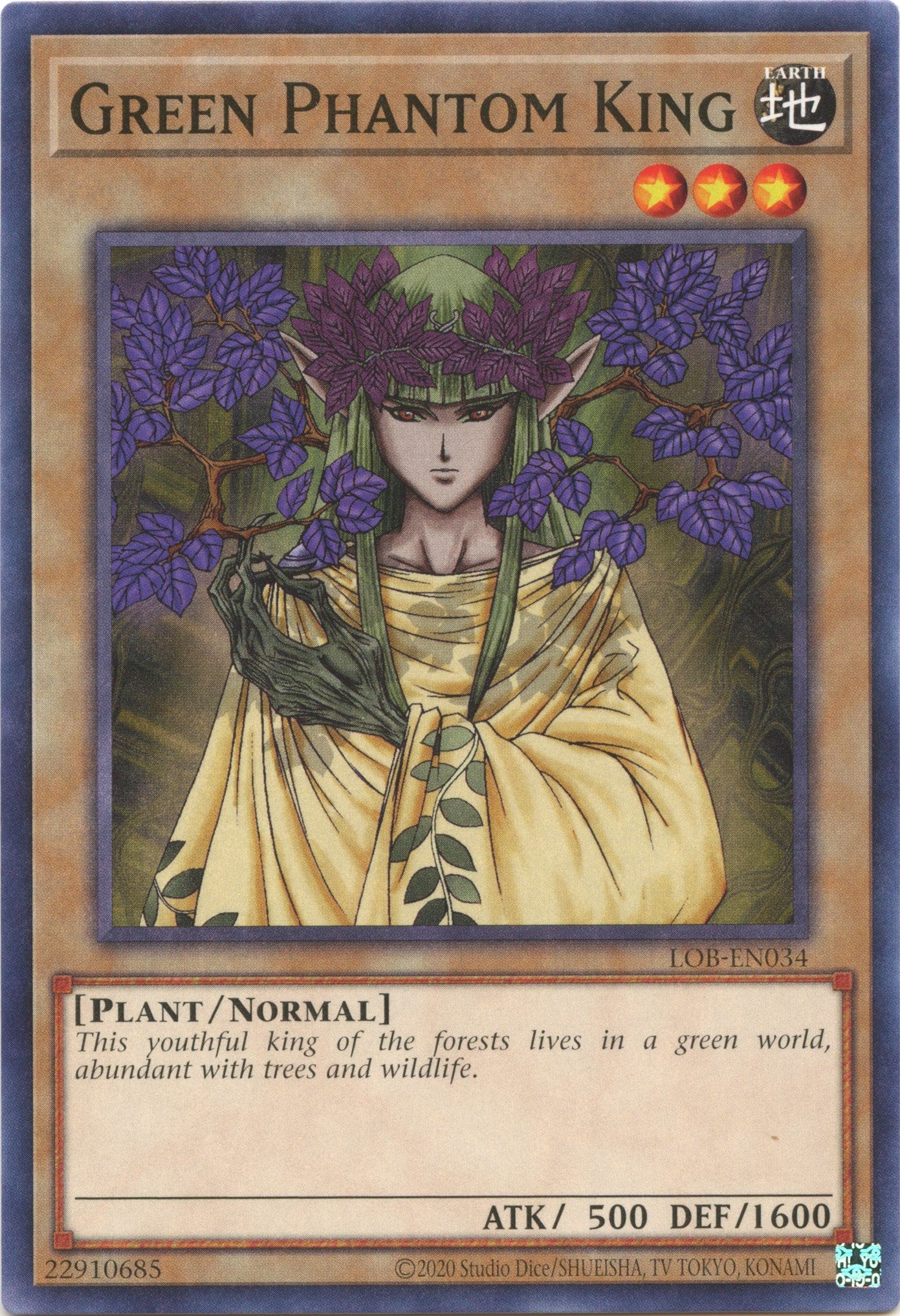 Green Phantom King (25th Anniversary) [LOB-EN034] Common | North Game Den