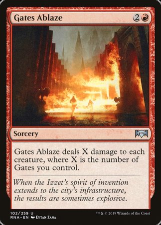 Gates Ablaze [Ravnica Allegiance] | North Game Den
