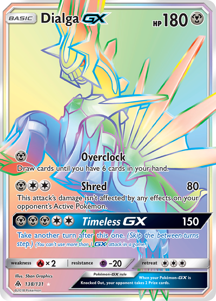 Dialga GX (138/131) [Sun & Moon: Forbidden Light] | North Game Den