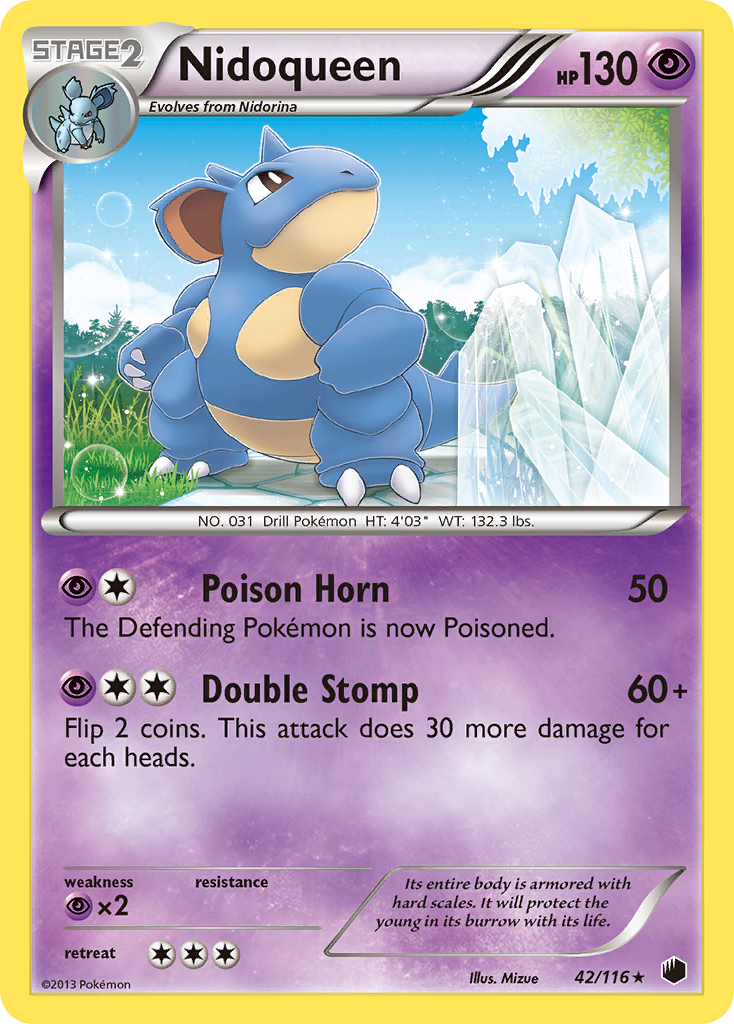 Nidoqueen (42/116) [Black & White: Plasma Freeze] | North Game Den