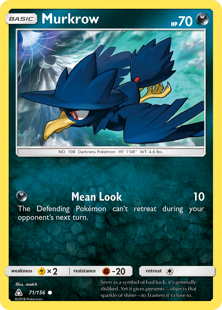 Murkrow (71/156) [Sun & Moon: Ultra Prism] | North Game Den