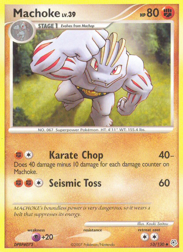 Machoke (53/130) [Diamond & Pearl: Base Set] | North Game Den