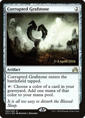 Corrupted Grafstone [Shadows over Innistrad Promos] | North Game Den