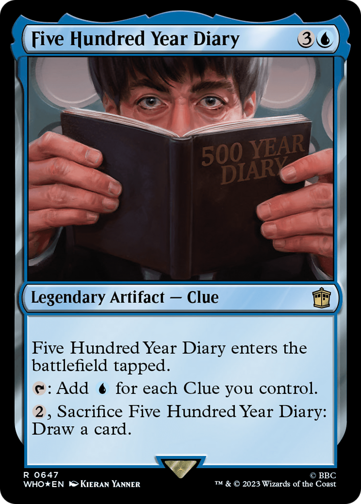 Five Hundred Year Diary (Surge Foil) [Doctor Who] | North Game Den