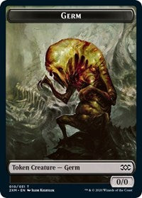 Germ // Human Soldier Double-sided Token [Double Masters Tokens] | North Game Den