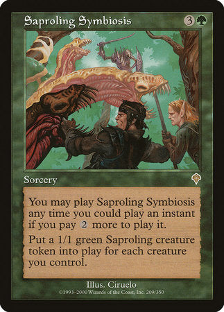 Saproling Symbiosis [Invasion] | North Game Den