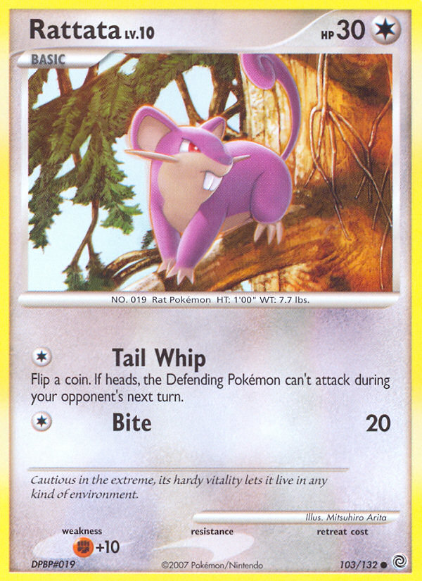 Rattata (103/132) [Diamond & Pearl: Secret Wonders] | North Game Den