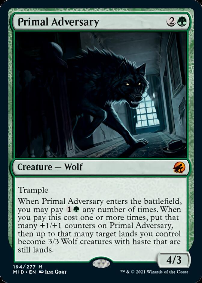 Primal Adversary [Innistrad: Midnight Hunt] | North Game Den