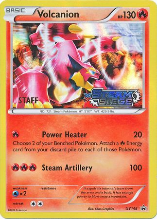 Volcanion (XY145) (Staff) [XY: Black Star Promos] | North Game Den