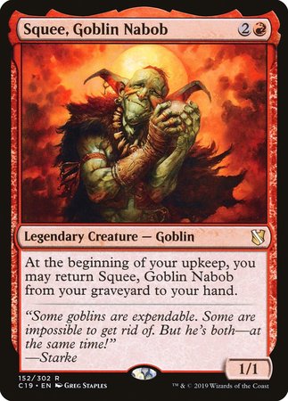 Squee, Goblin Nabob [Commander 2019] | North Game Den