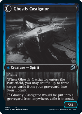 Covetous Castaway // Ghostly Castigator [Innistrad: Double Feature] | North Game Den