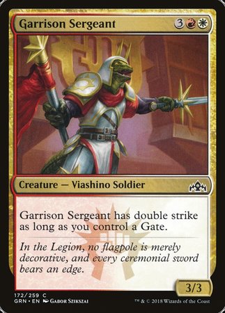 Garrison Sergeant [Guilds of Ravnica] | North Game Den