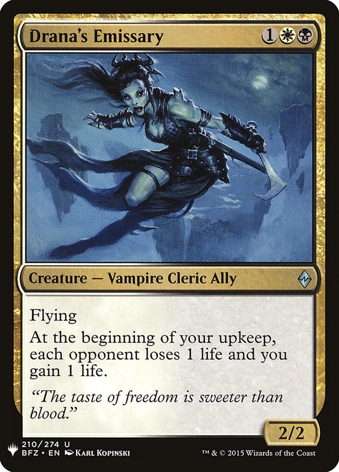 Drana's Emissary [Mystery Booster] | North Game Den