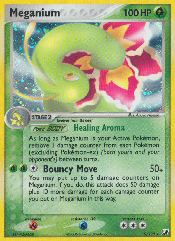 Meganium (9/115) [EX: Unseen Forces] | North Game Den