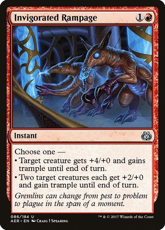 Invigorated Rampage [Aether Revolt] | North Game Den