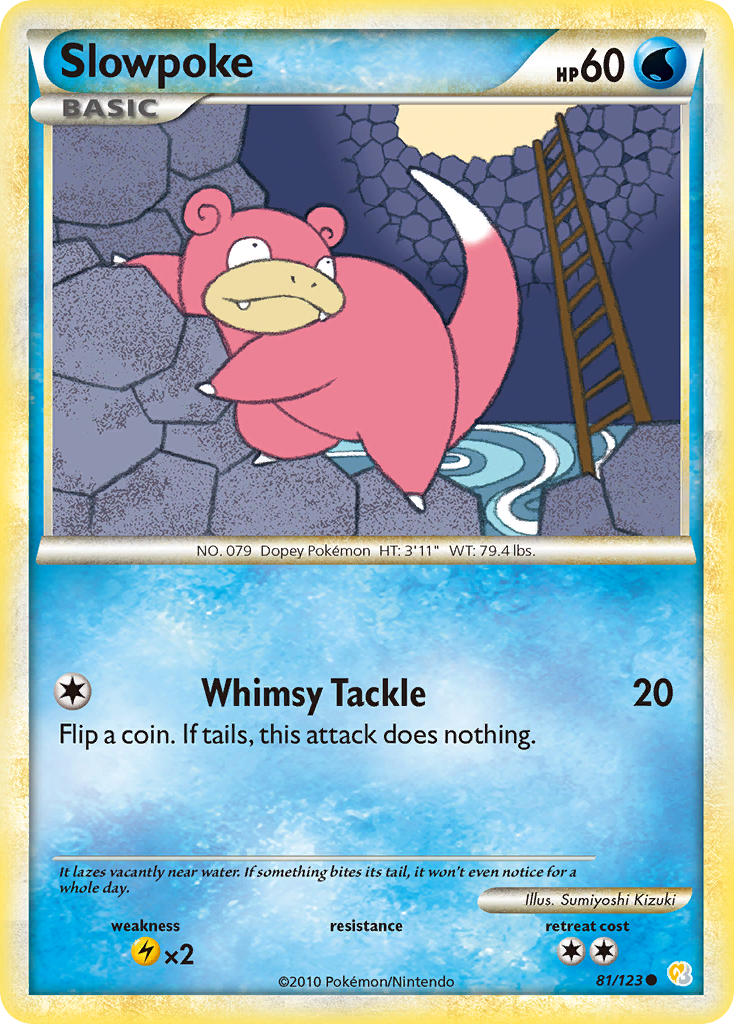 Slowpoke (81/123) [HeartGold & SoulSilver: Base Set] | North Game Den