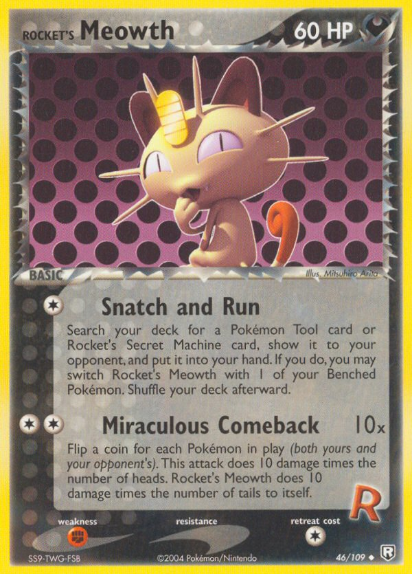 Rocket's Meowth (46/109) [EX: Team Rocket Returns] | North Game Den