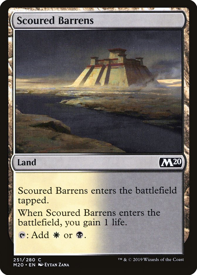 Scoured Barrens [Core Set 2020] | North Game Den