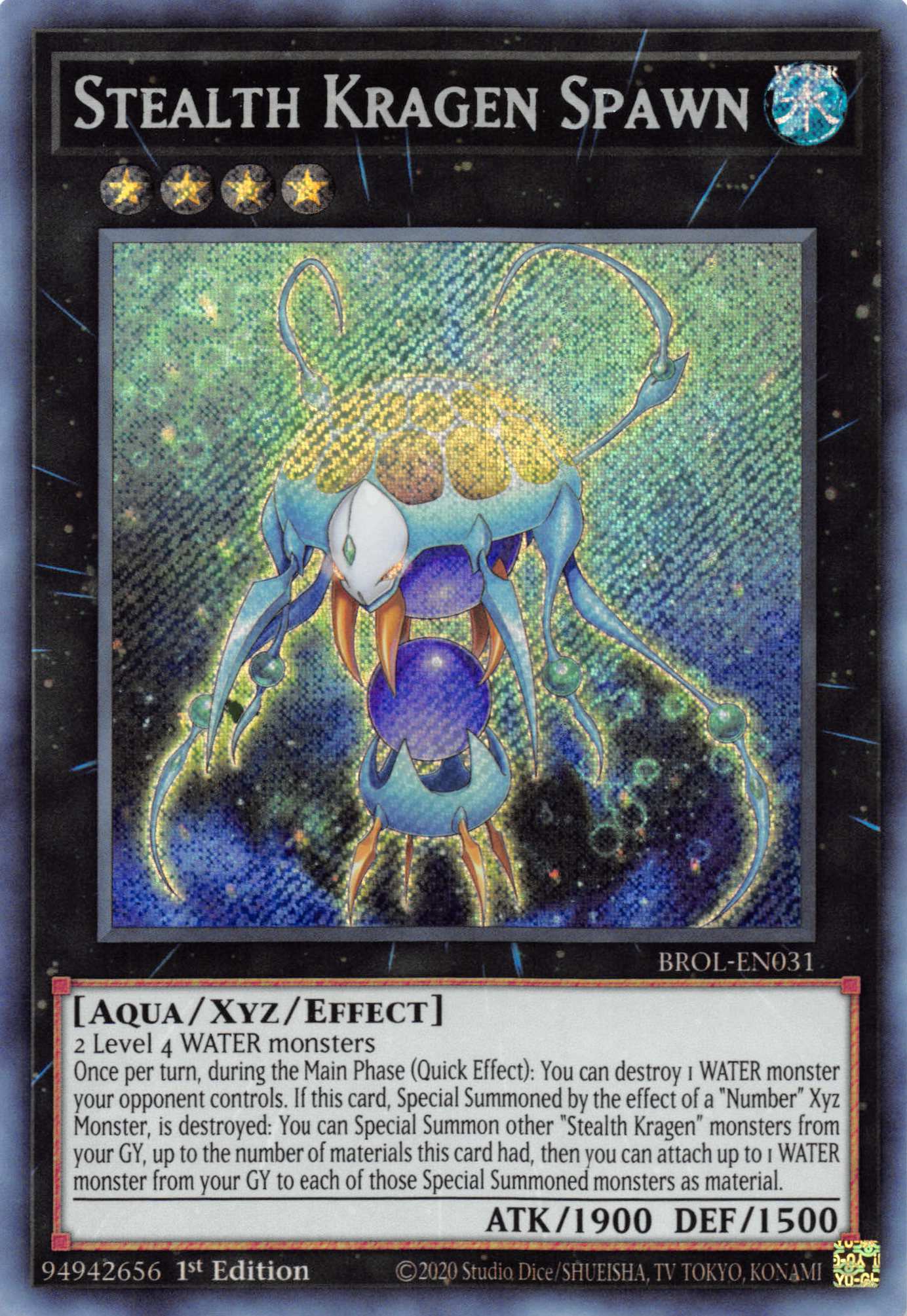 Stealth Kragen Spawn [BROL-EN031] Secret Rare | North Game Den