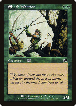 Elvish Warrior [Onslaught] | North Game Den
