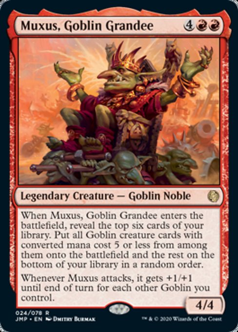 Muxus, Goblin Grandee [Jumpstart] | North Game Den